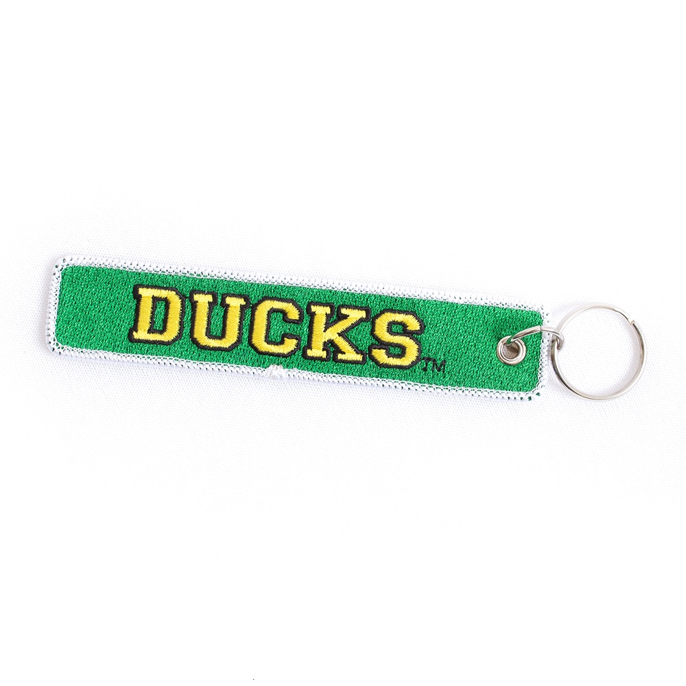 Ducks Spirit, Spirit Product, Green, Keychain/Keytag, Home & Auto, 5", Embroidered, 834125